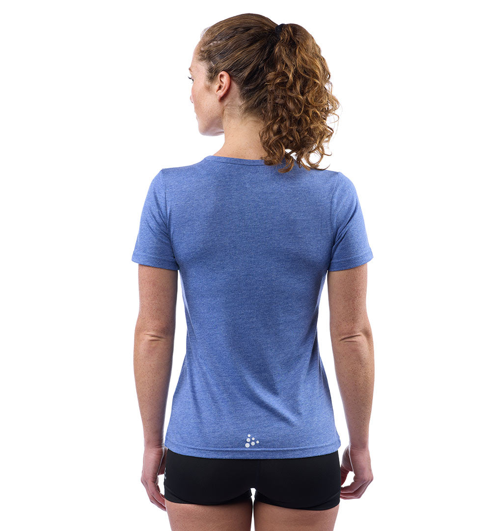 SPARTAN by CRAFT Klassisches Logo Tri-Blend Tee - Damen