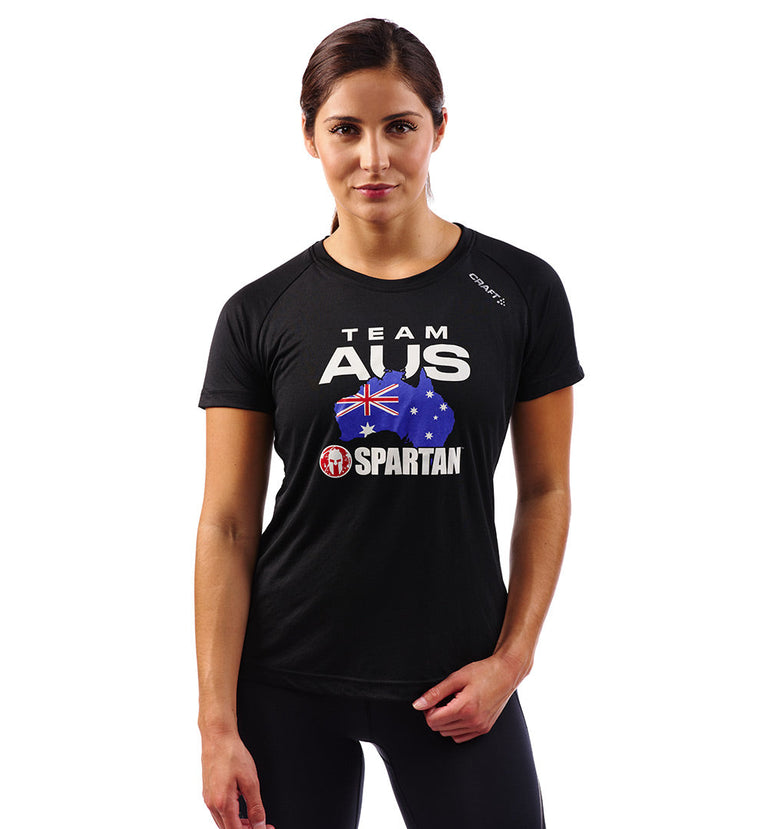 SPARTAN Australia Team Tee - Damen