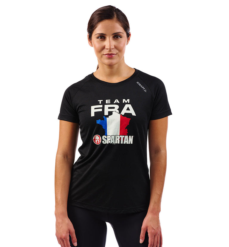 SPARTAN France Team Tee - Damen