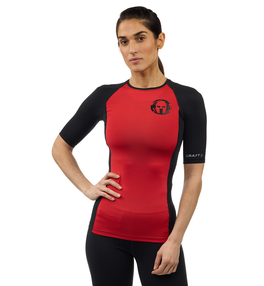 SPARTAN by CRAFT Pro Series Compression SS Top - Mujer