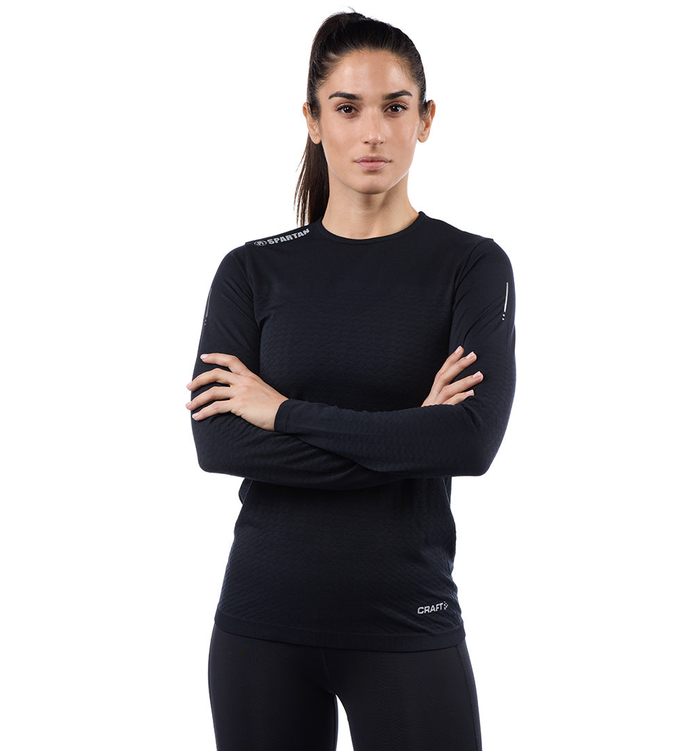 SPARTAN by CRAFT Urban Run Fuseknit LS Tee - Mujer