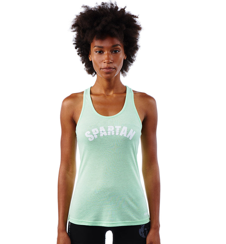 SPARTAN by CRAFT Varsity Tri-Blend Tank Top - Mujer