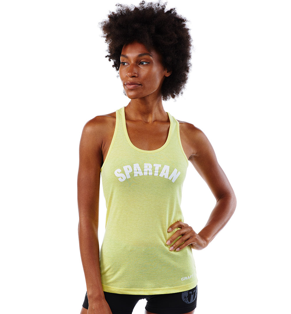 SPARTAN by CRAFT Varsity Tri-Blend Tank Top - Mujer