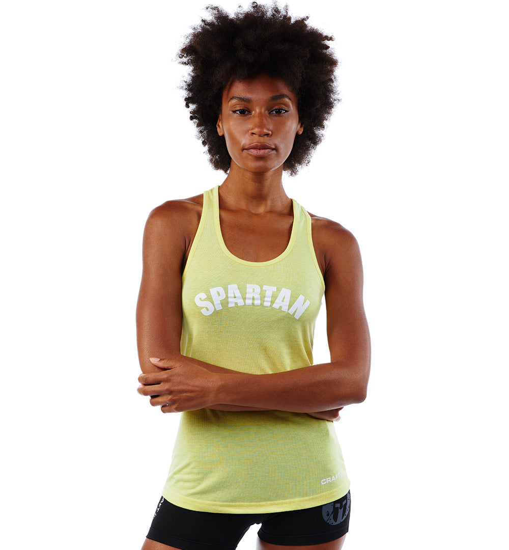 SPARTAN by CRAFT Varsity Tri-Blend Tank Top - Mujer