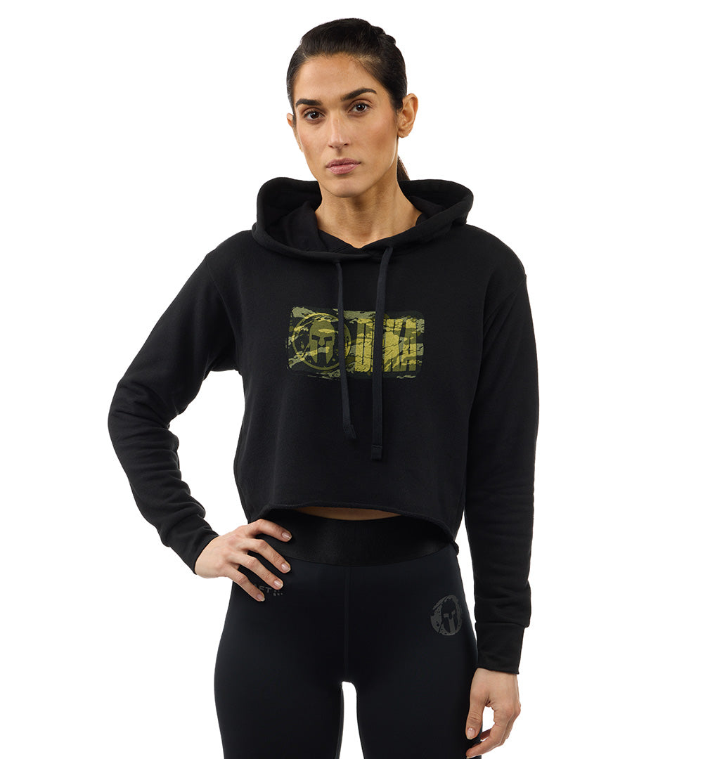 DEKA Camo Crop Hoodie - Women's