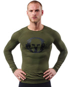 CRAFT SPARTAN By CRAFT Pro Series Compression LS Top - Hommes Bois 