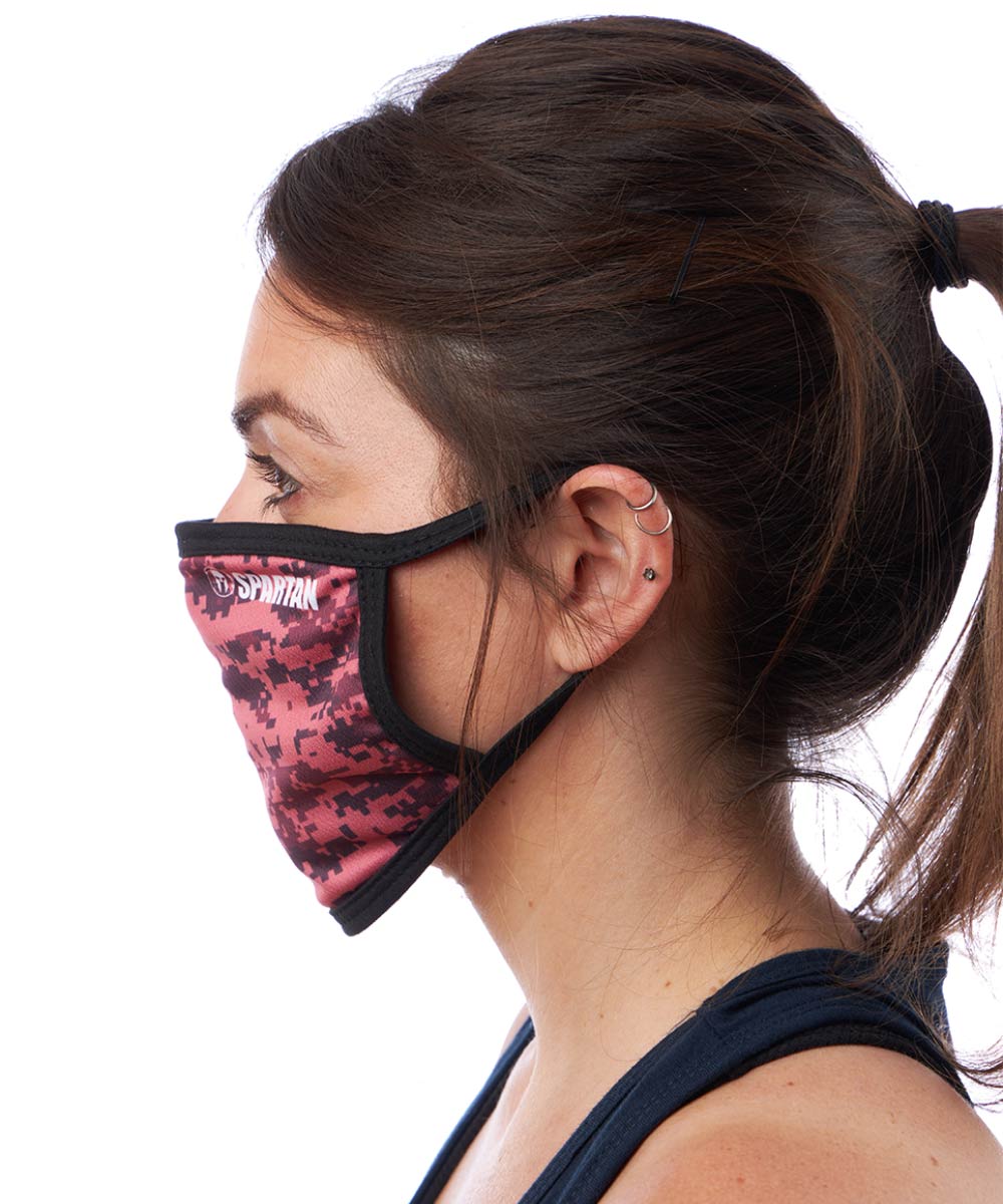 Spartan Race Shop SPARTAN Masque de visage Camo Pink