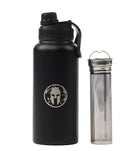 SPARTAN x GROSCHE Helmet Logo Water Bottle 32oz