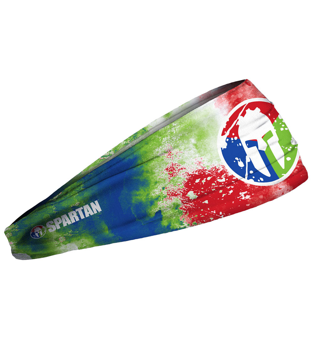 SPARTAN JUNK Headband - Trifecta Tie Dye