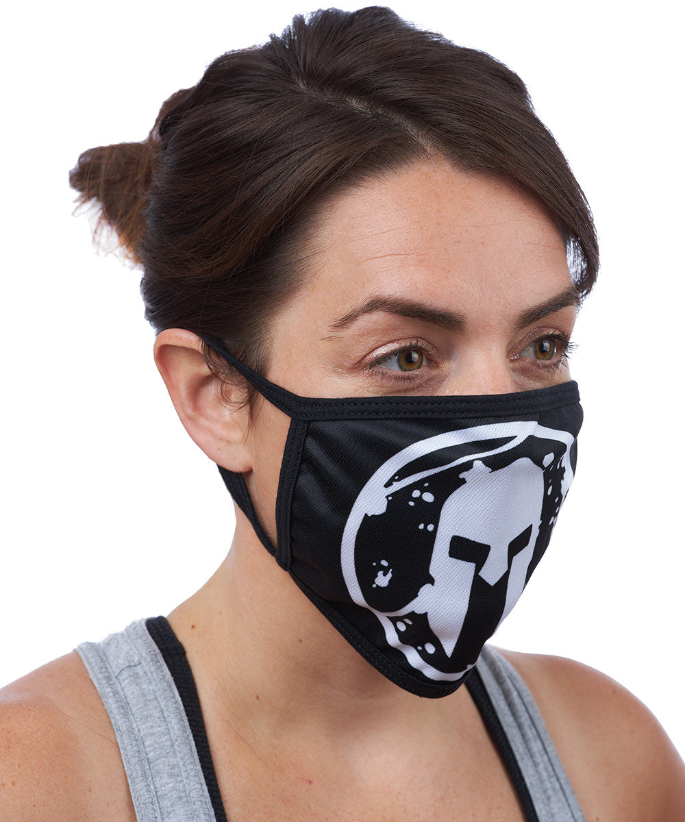 Spartan Shop SPARTAN Face Mask Casco Nero