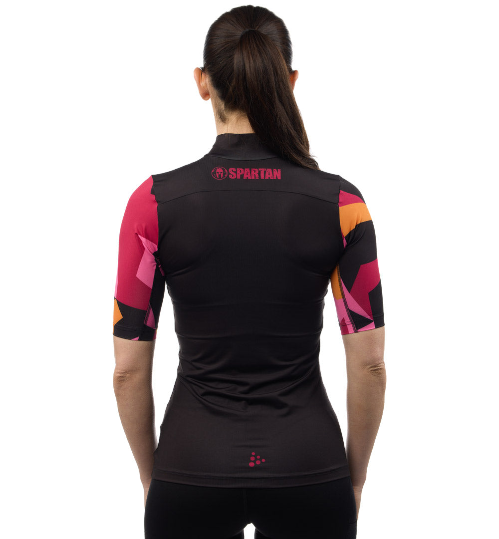 SPARTAN by CRAFT Delta 2.0 Top con mezza zip - Donna