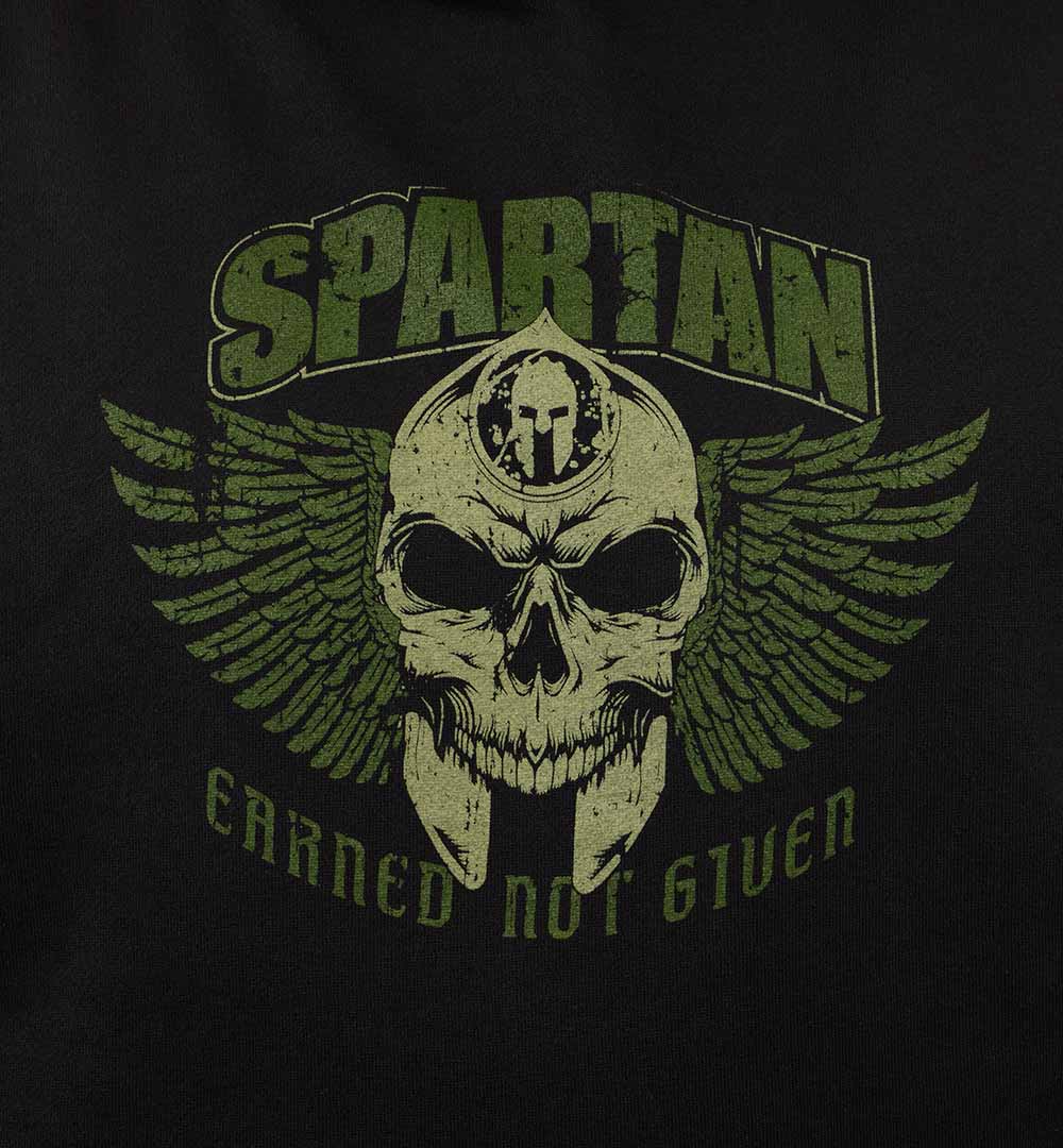 SPARTAN Warrior Skull Hoodie - Men's