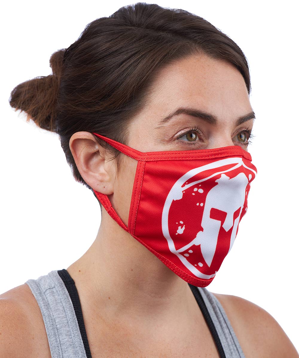 Spartan Shop SPARTAN Face Mask Red Helmet