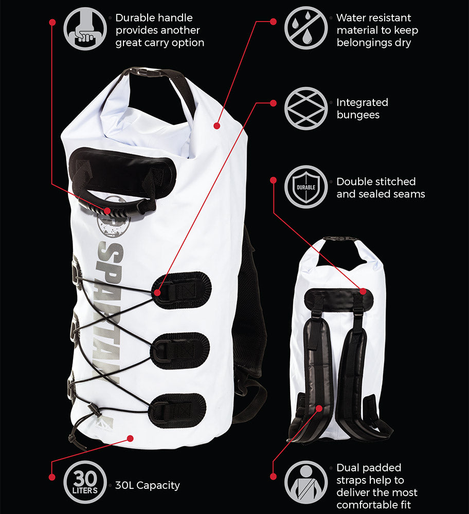 Franklin SPARTAN By Franklin Bungee Dry Bag White