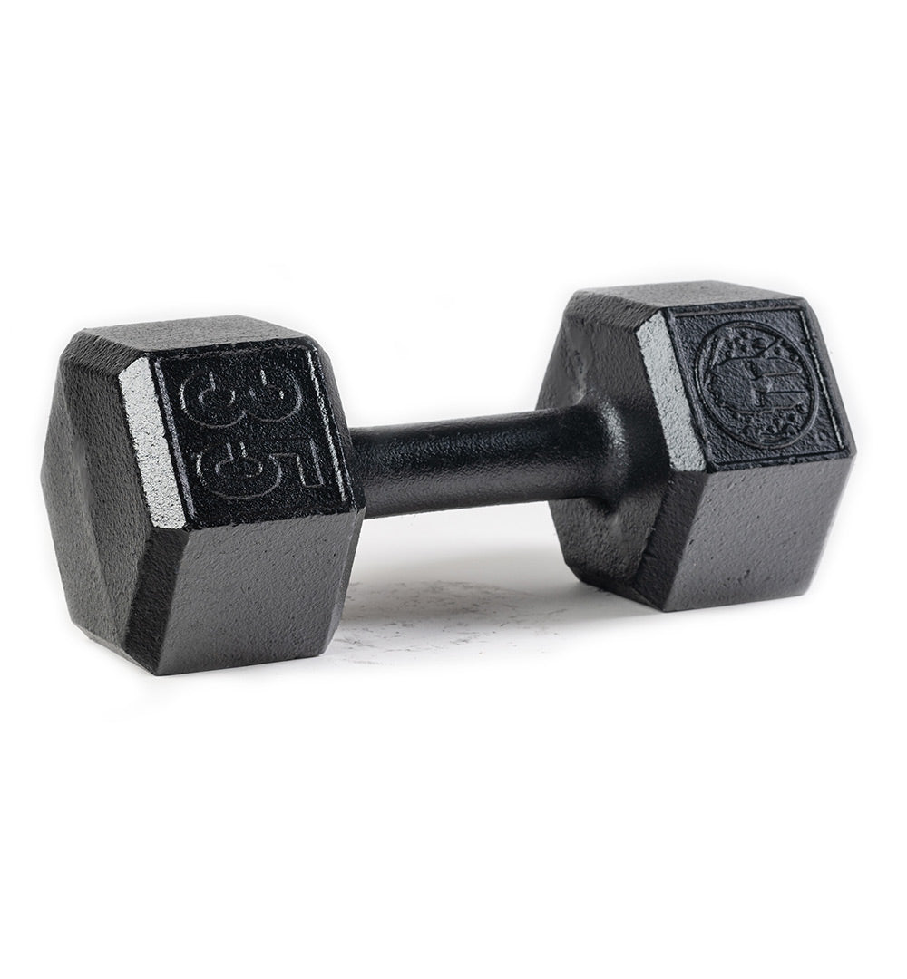 SPARTAN Hex Steel Dumbbell