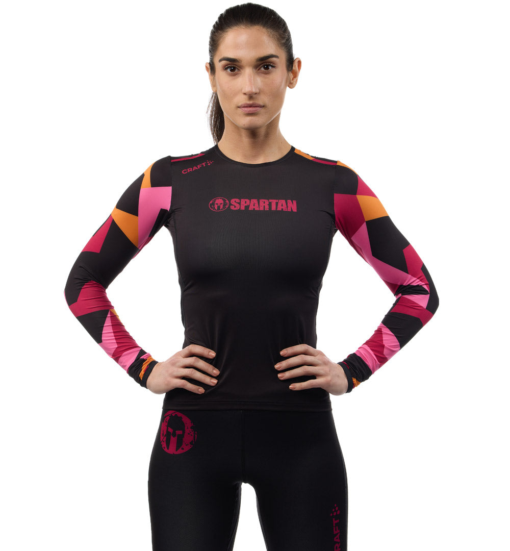 SPARTAN by CRAFT Delta 2.0 Compression LS Top - Women's（スパルタン バイ クラフト デルタ2.0コンプレッションLSトップ）。