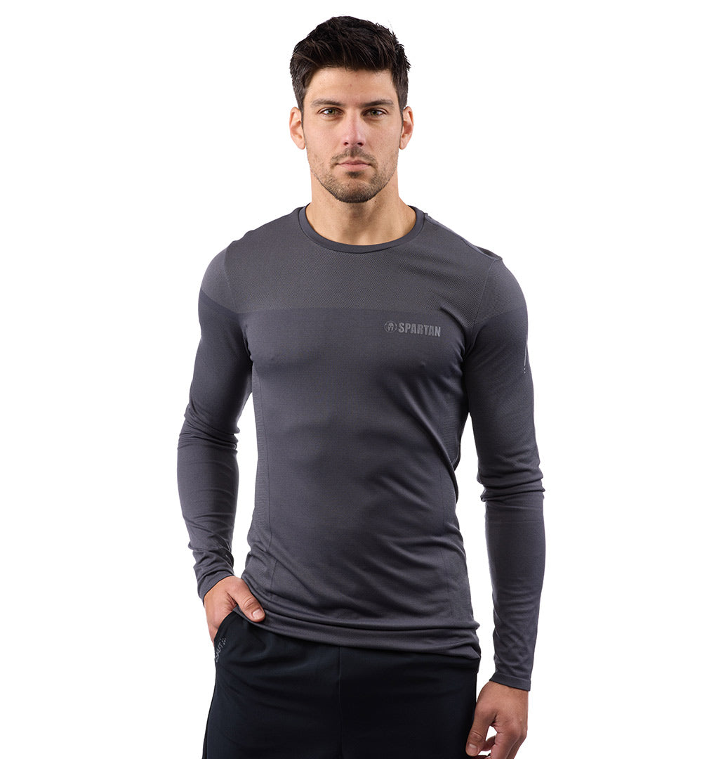 SPARTAN por CRAFT Urban Run Fuseknit LS Tee - Homens