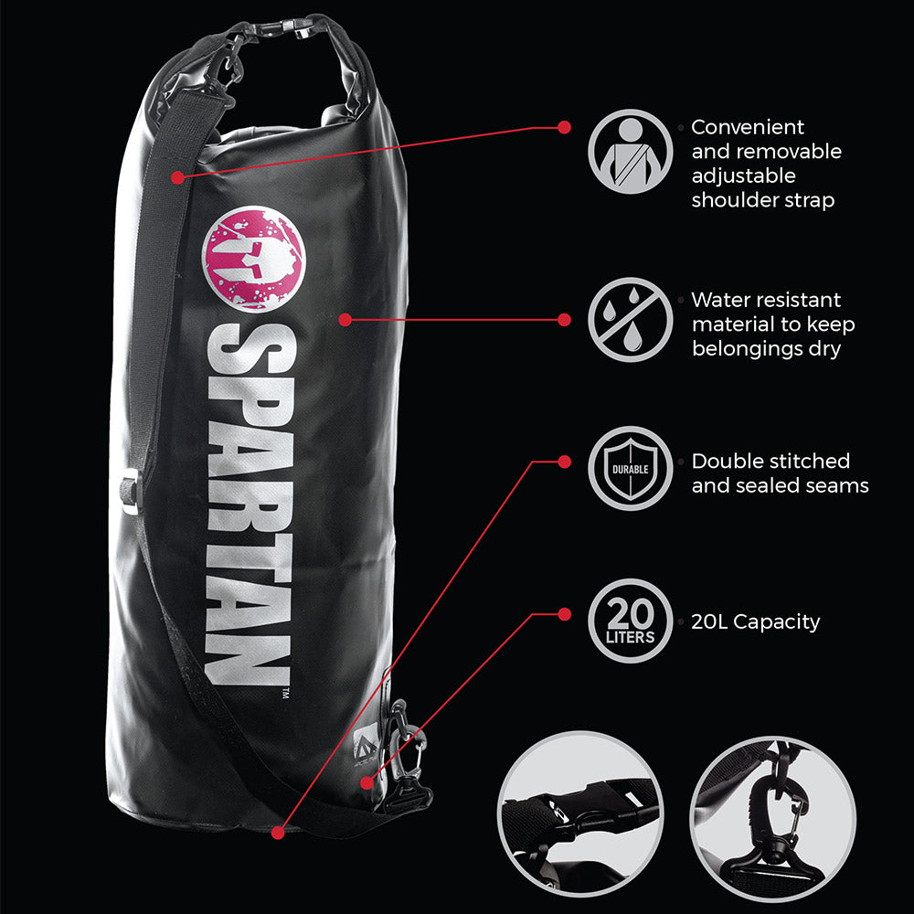 Franklin SPARTAN Por Franklin Dry Bag Preto