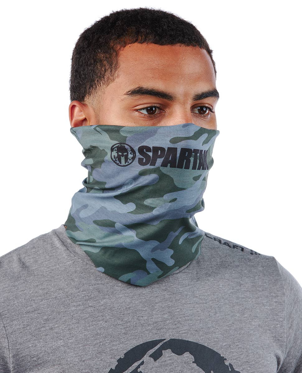 CRAFT SPARTAN Por CRAFT Camuflage Neck Tube Woods Camo