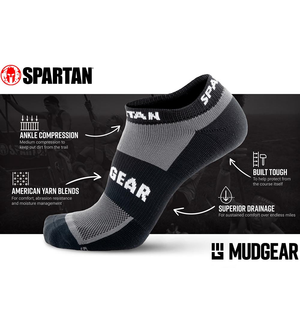 SPARTAN MudGear No Show Sock