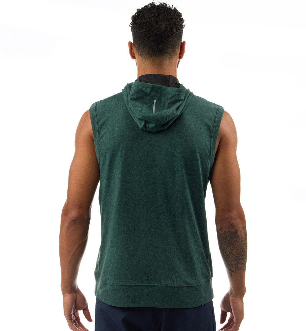 SPARTAN por CRAFT Deft Sleeveless Jersey Hood - Homem