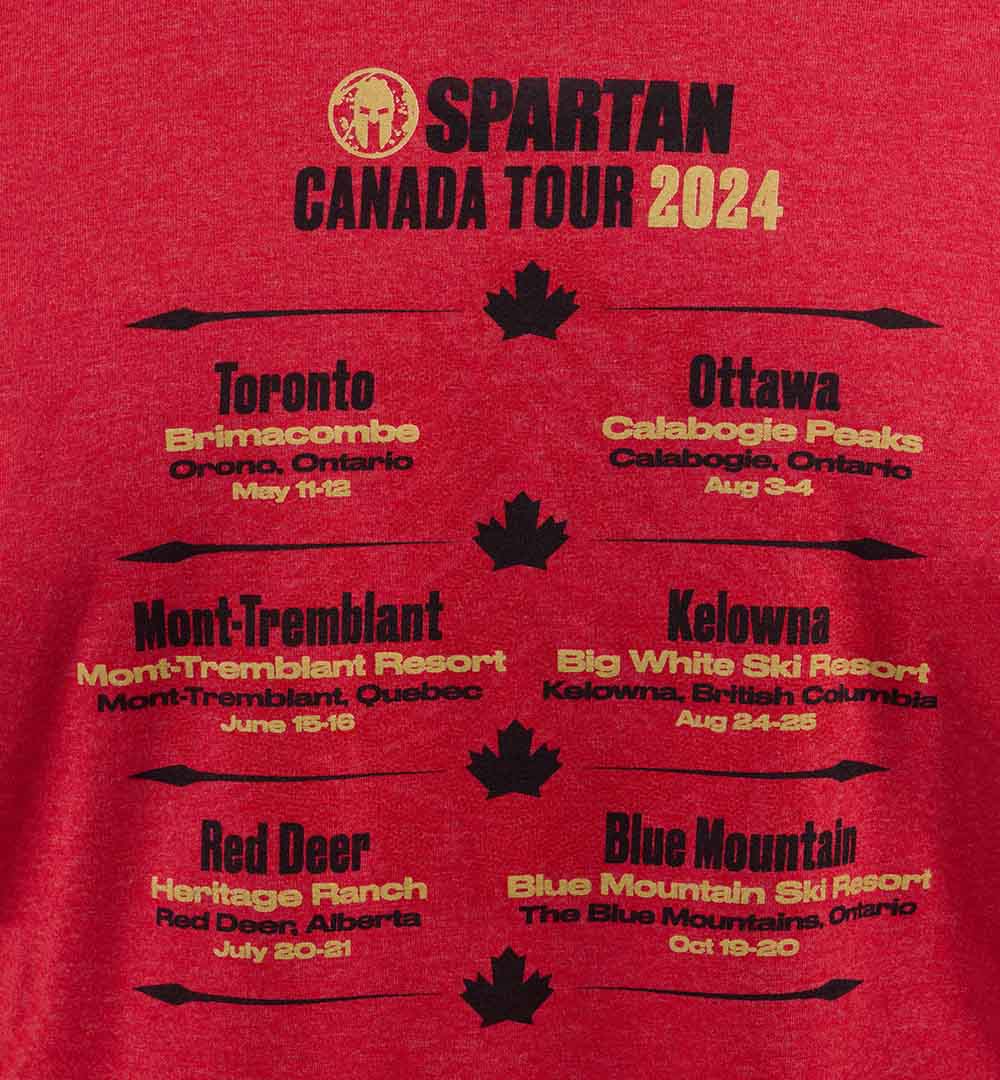 SPARTAN 2024 Canada Series Tee - Men's