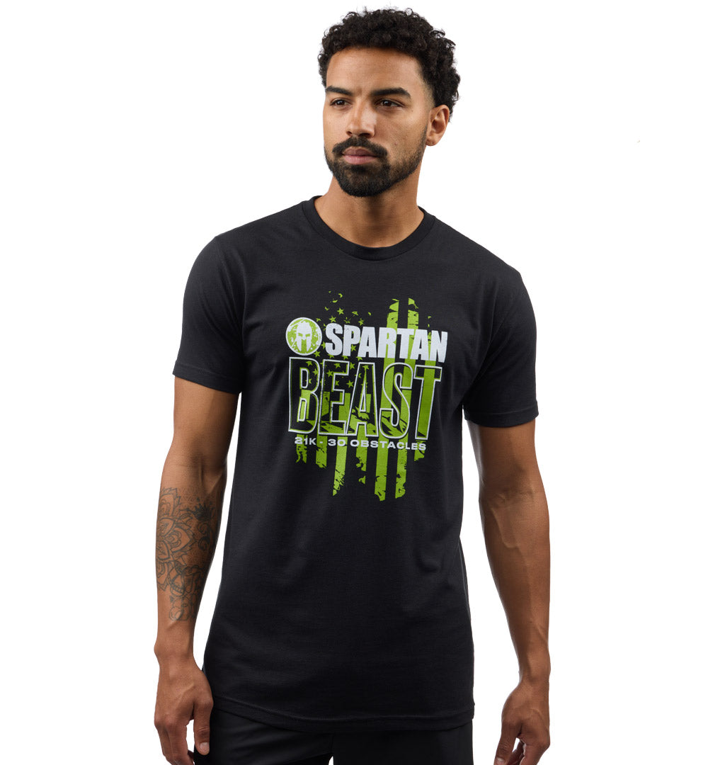 SPARTAN Beast Flag Tee - Men's