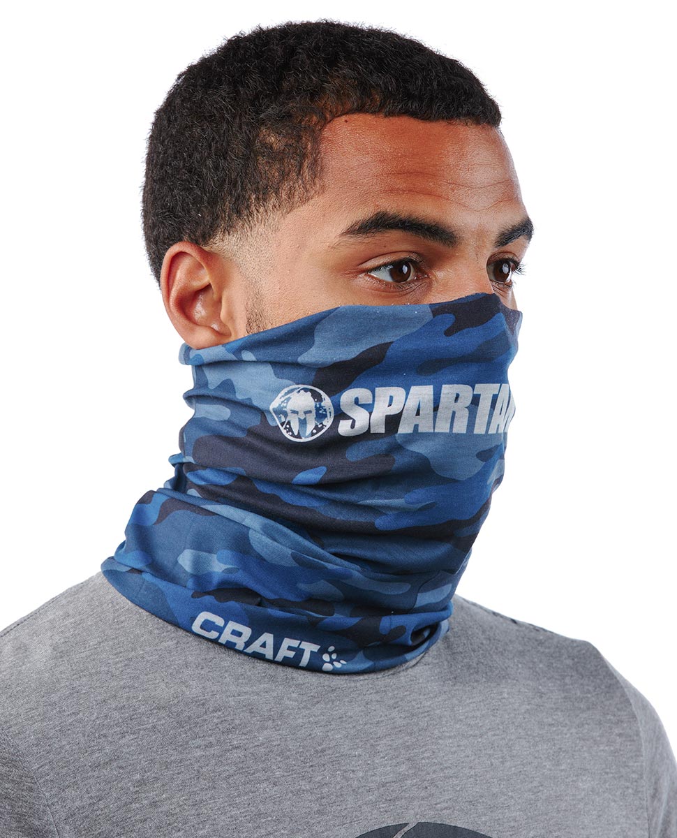 CRAFT SPARTAN By CRAFT Camouflage Neck Tube Blue Camo